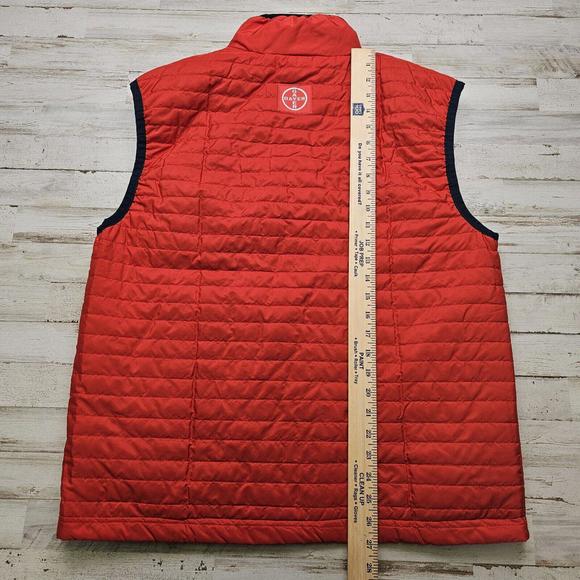 St Louis Cardinals MLB Baseball Red Full Zip Sleeveless Puffer Vest XL Lightwt - Picture 4 of 5